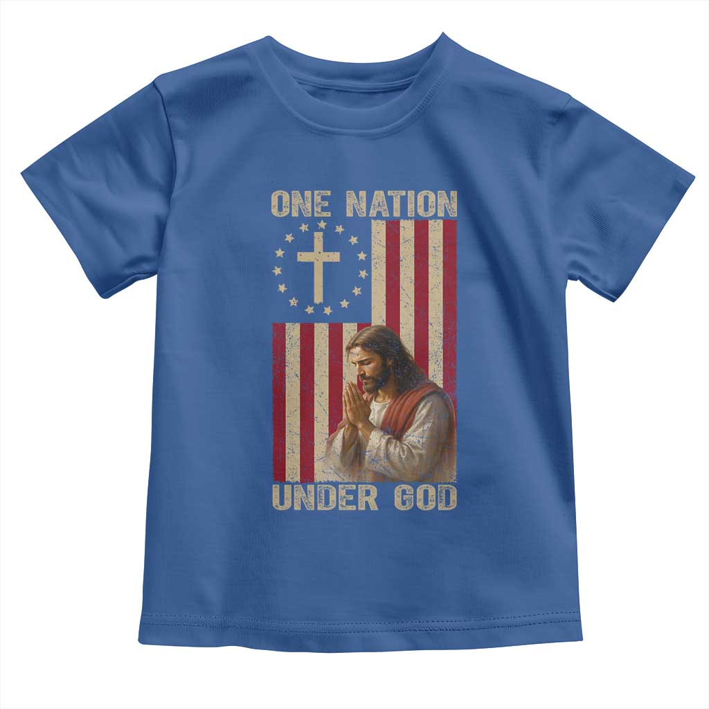 Jesus Christian Toddler T Shirt One Nation Under God - Wonder Print Shop