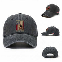 Jesus Christian Washed Cotton Baseball Cap One Nation Under God