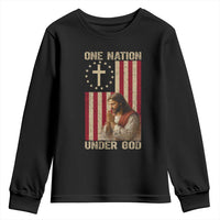 Jesus Christian Youth Sweatshirt One Nation Under God - Wonder Print Shop