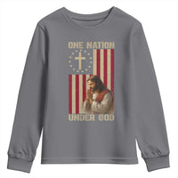 Jesus Christian Youth Sweatshirt One Nation Under God - Wonder Print Shop