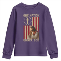 Jesus Christian Youth Sweatshirt One Nation Under God - Wonder Print Shop