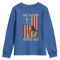 Jesus Christian Youth Sweatshirt One Nation Under God - Wonder Print Shop