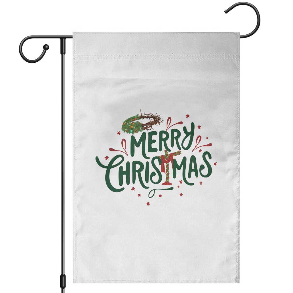 Jesus Christian Christmas Garden Flag - Wonder Print Shop