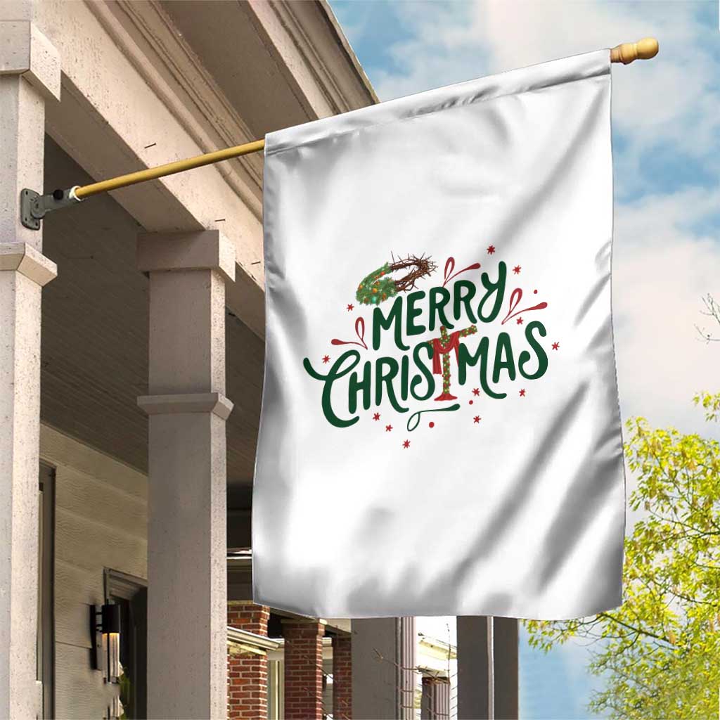Jesus Christian Christmas Garden Flag - Wonder Print Shop
