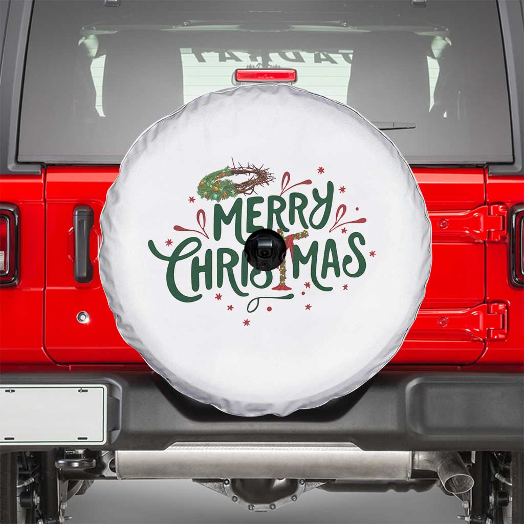 Jesus Christian Christmas Spare Tire Cover - Wonder Print Shop