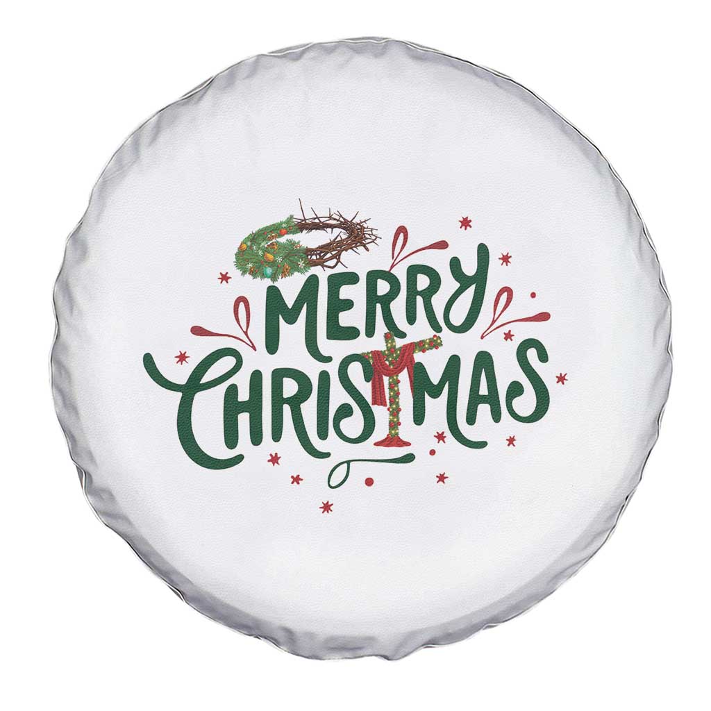 Jesus Christian Christmas Spare Tire Cover - Wonder Print Shop
