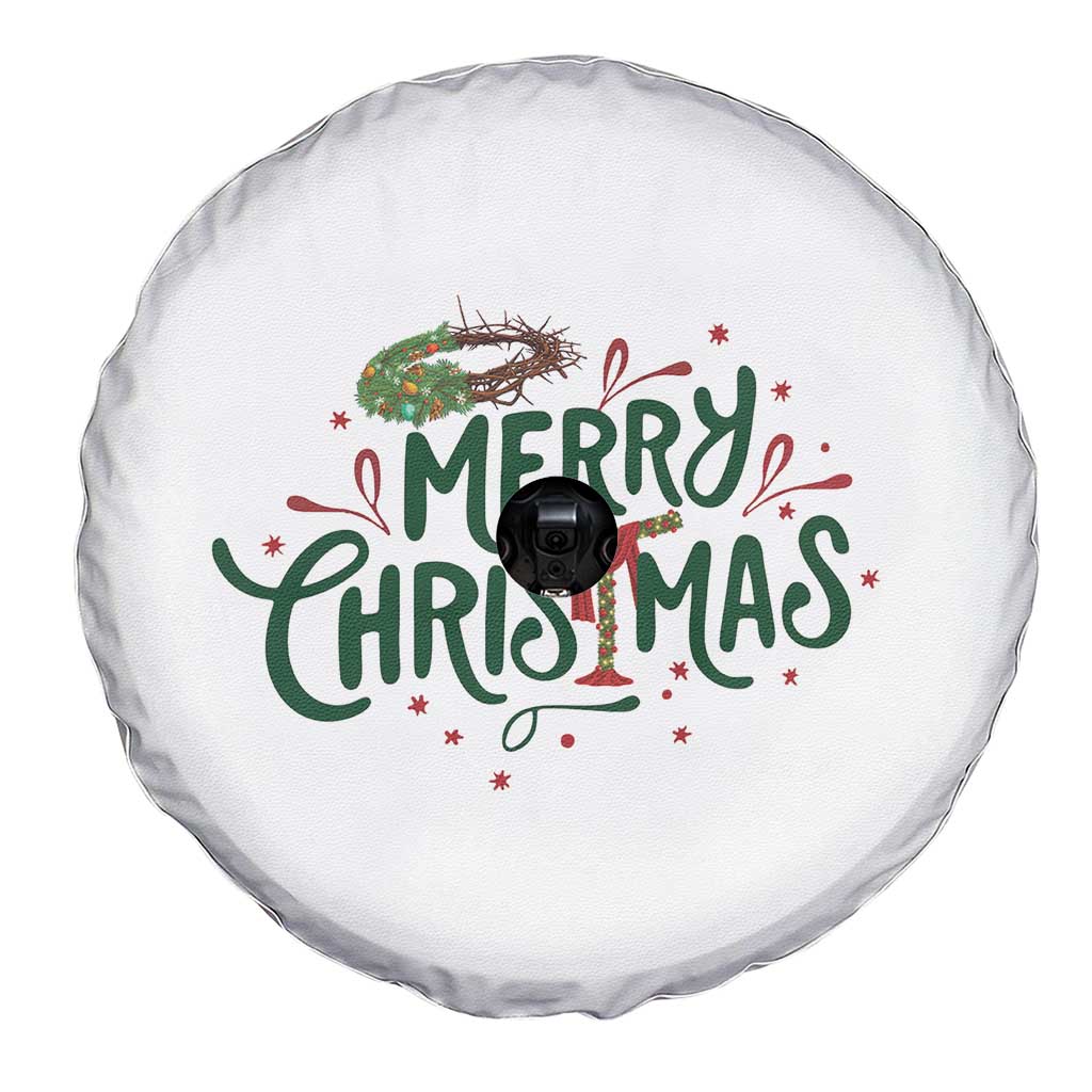 Jesus Christian Christmas Spare Tire Cover - Wonder Print Shop