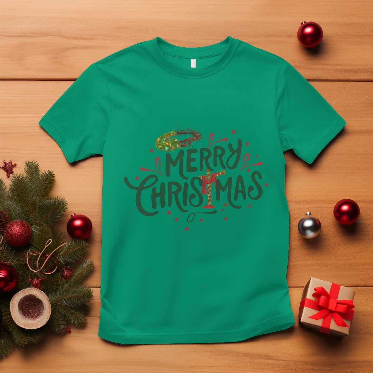 Jesus Christian Christmas T Shirt - Wonder Print Shop