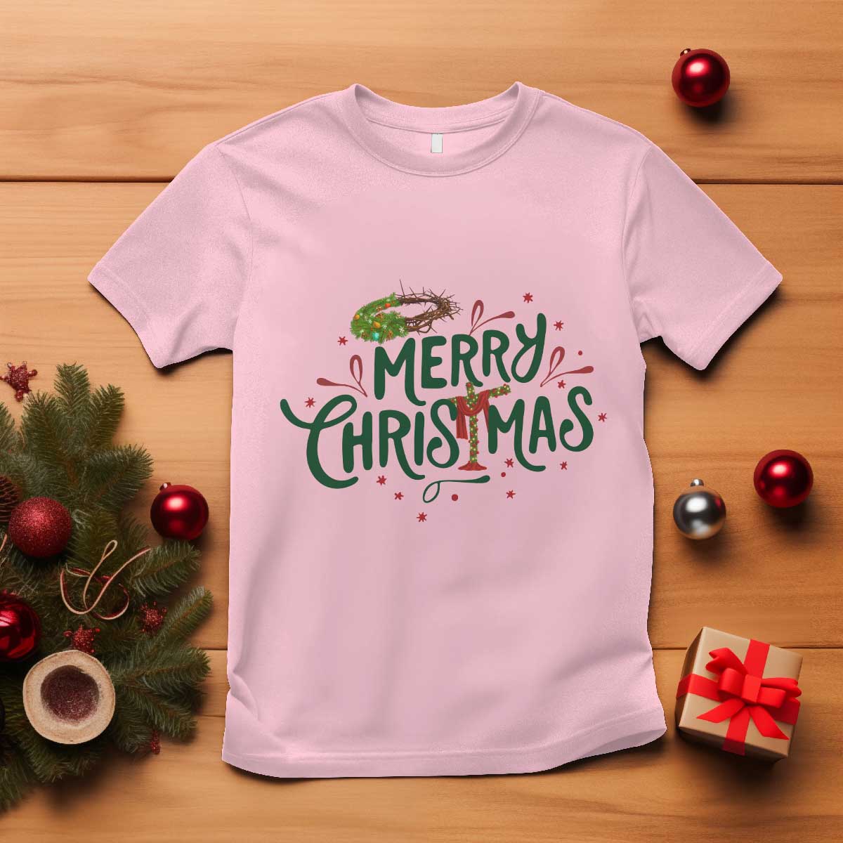 Jesus Christian Christmas T Shirt - Wonder Print Shop