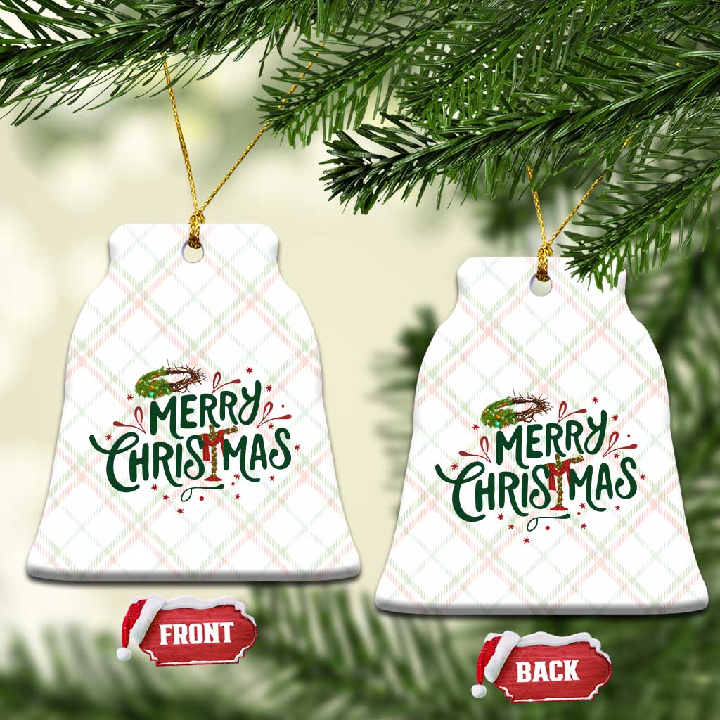 Jesus Christian Xmas Ceramic Ornament - Wonder Print Shop