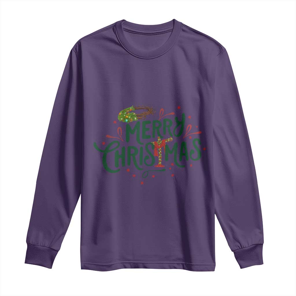 Jesus Christian Christmas Long Sleeve Shirt - Wonder Print Shop