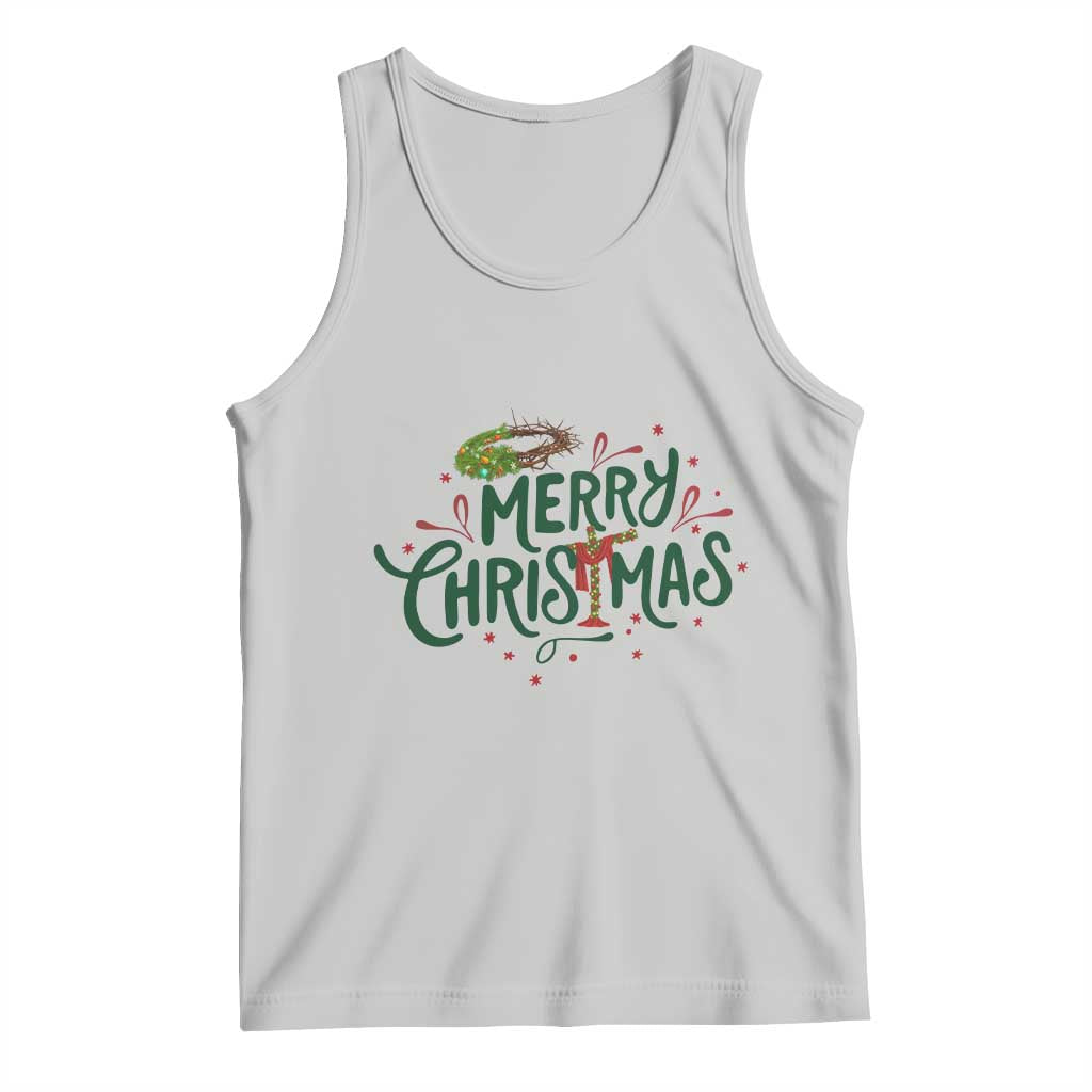 Jesus Christian Christmas Tank Top - Wonder Print Shop