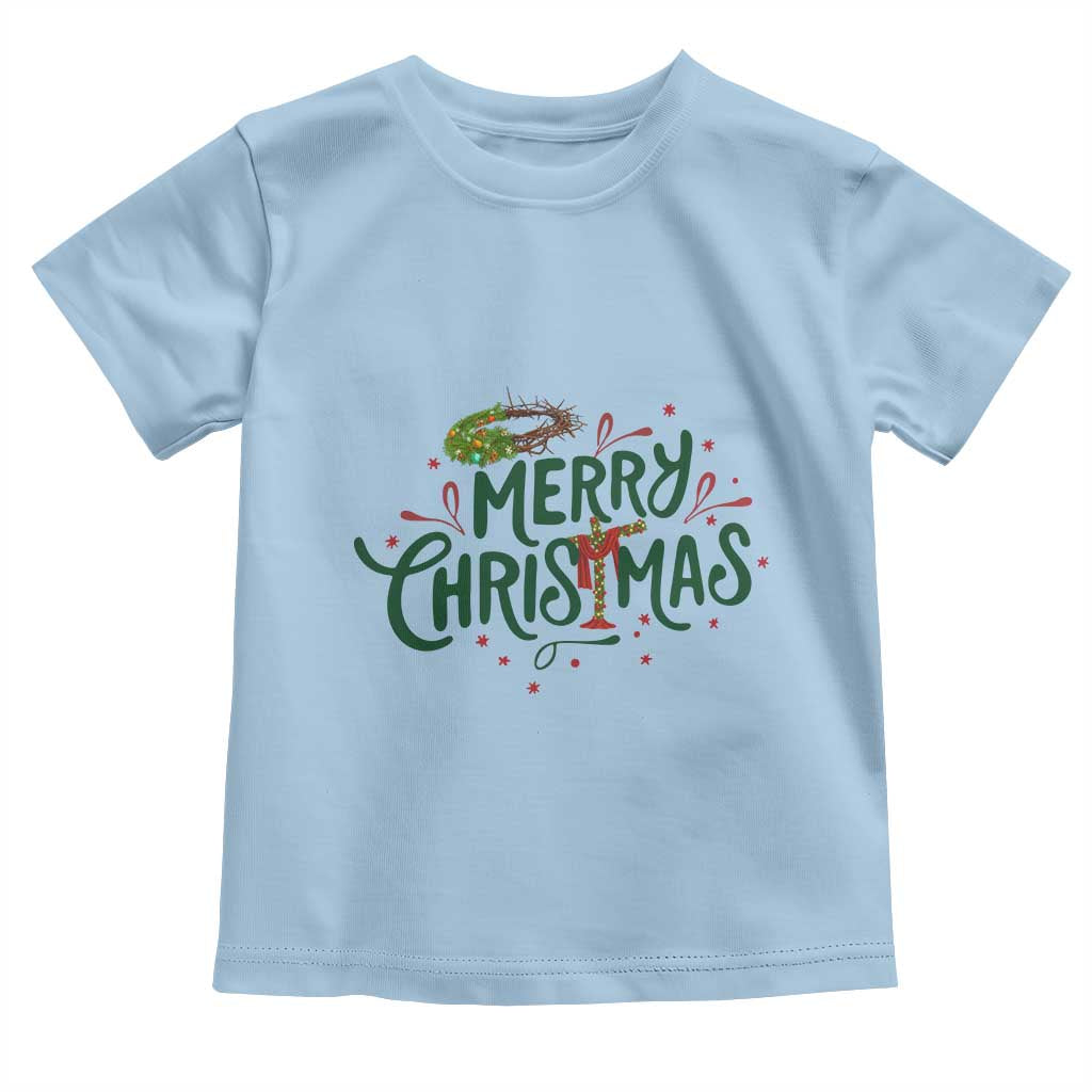 Jesus Christian Christmas Toddler T Shirt - Wonder Print Shop