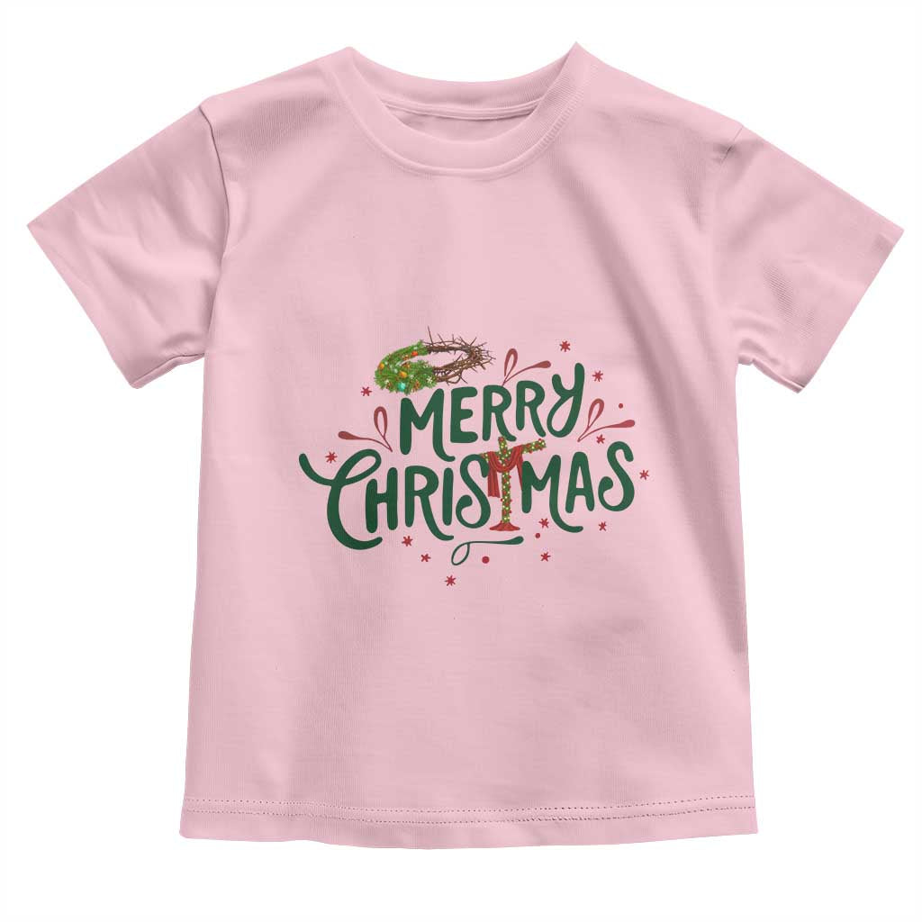 Jesus Christian Christmas Toddler T Shirt - Wonder Print Shop