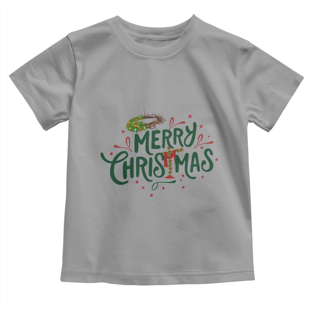 Jesus Christian Christmas Toddler T Shirt - Wonder Print Shop