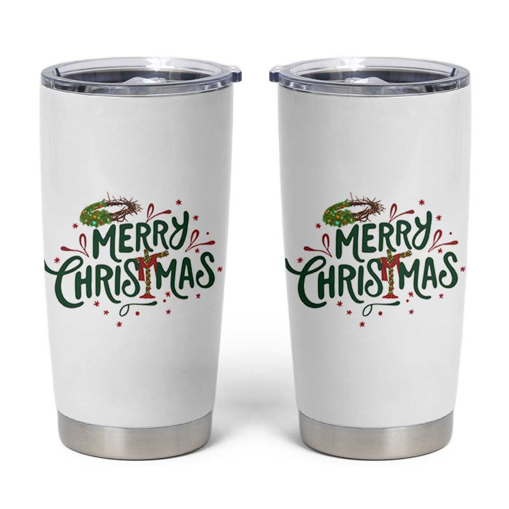 Jesus Christian Christmas Tumbler Cup - Wonder Print Shop