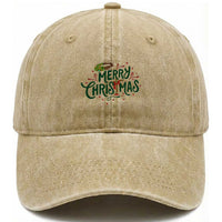 Jesus Christian Christmas Washed Cotton Baseball Cap