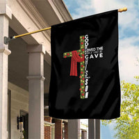 Jesus Christian Christmas Garden Flag God So Loved The World That He Gave His Only Son - Wonder Print Shop
