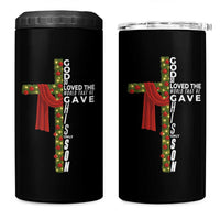 Jesus Christian Christmas 4 in 1 Can Cooler Tumbler God So Loved The World That He Gave His Only Son - Wonder Print Shop