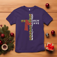 Jesus Christian Christmas T Shirt God So Loved The World That He Gave His Only Son - Wonder Print Shop