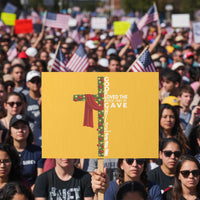 Jesus Christian Christmas Protest Sign God So Loved The World That He Gave His Only Son - Wonder Print Shop