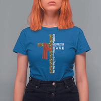Jesus Christian Christmas T Shirt For Women God So Loved The World That He Gave His Only Son - Wonder Print Shop
