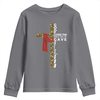 Jesus Christian Christmas Youth Sweatshirt God So Loved The World That He Gave His Only Son - Wonder Print Shop
