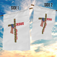 Jesus Patriotic Christmas Garden Flag Loves Jesus And America Too - Wonder Print Shop