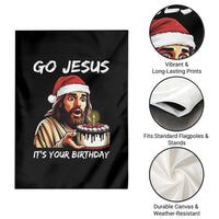Funny Jesus Christmas Garden Flag Go Jesus It Is Your Birthday - Wonder Print Shop