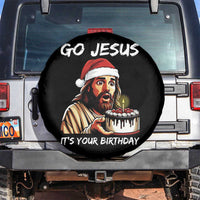 Funny Jesus Christmas Spare Tire Cover Go Jesus It Is Your Birthday - Wonder Print Shop