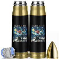 Solider Army Christian Bullet Tumbler Cross Starry Night Faith Patriotic Jesus - Wonder Print Shop