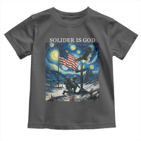 Solider Army Christian Toddler T Shirt Cross Starry Night Faith Patriotic Jesus - Wonder Print Shop