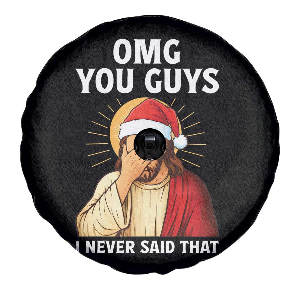Funny Santa Christmas Spare Tire Cover OMG You Guys I Never Said That - Wonder Print Shop