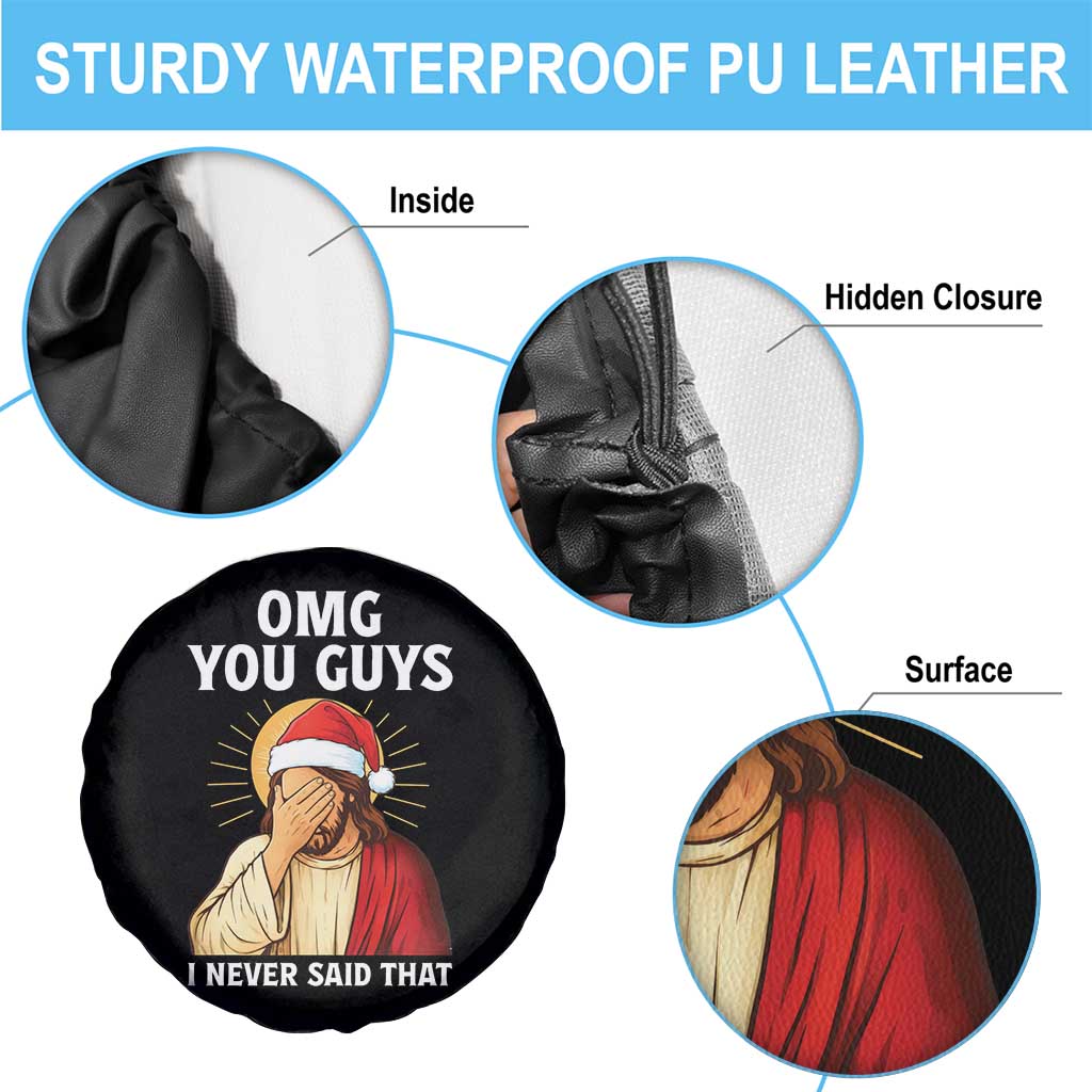 Funny Santa Christmas Spare Tire Cover OMG You Guys I Never Said That - Wonder Print Shop