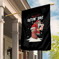 Funny Santa Christmas Garden Flag You Are Not Getting Shit - Wonder Print Shop