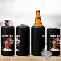 Funny Santa Christmas 4 in 1 Can Cooler Tumbler You Are Not Getting Shit - undefined