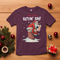 Funny Santa Christmas T Shirt You Are Not Getting Shit - Wonder Print Shop