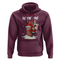 Funny Santa Christmas Hoodie You Are Not Getting Shit - Wonder Print Shop