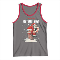 Funny Santa Christmas Tank Top You Are Not Getting Shit - Wonder Print Shop