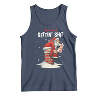 Funny Santa Christmas Tank Top You Are Not Getting Shit - Wonder Print Shop
