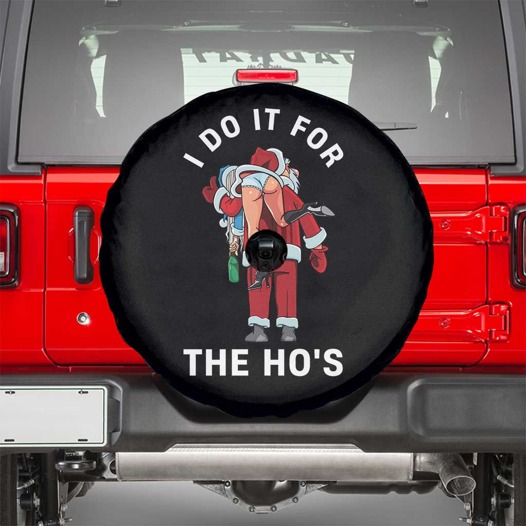 Funny Santa Christmas Spare Tire Cover I Do It For The Ho Ho Ho - Wonder Print Shop