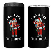 Funny Santa Christmas 4 in 1 Can Cooler Tumbler I Do It For The Ho Ho Ho - Wonder Print Shop