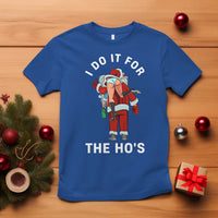Funny Santa Christmas T Shirt I Do It For The Ho Ho Ho - Wonder Print Shop