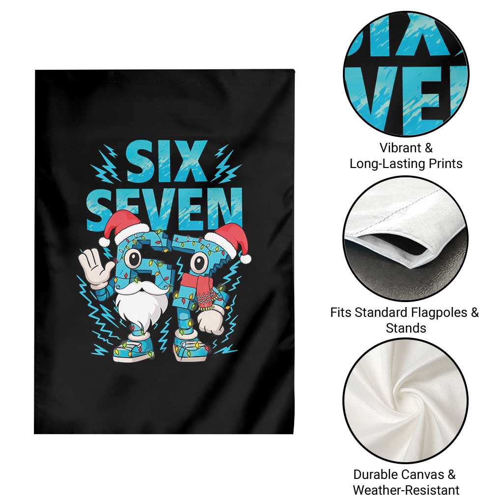 67 Six Seven Christmas Garden Flag Funny Italian Brainrot Meme - Wonder Print Shop