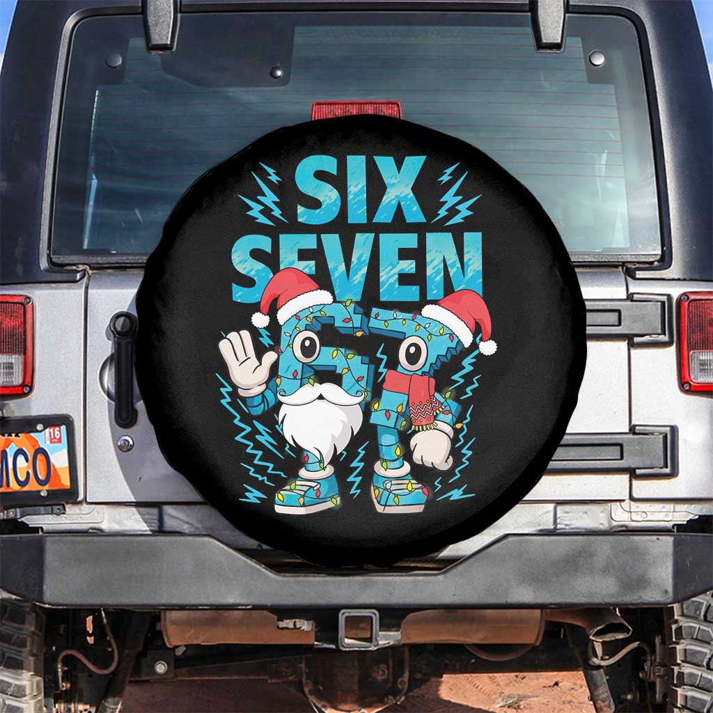 67 Six Seven Christmas Spare Tire Cover Funny Italian Brainrot Meme - Wonder Print Shop