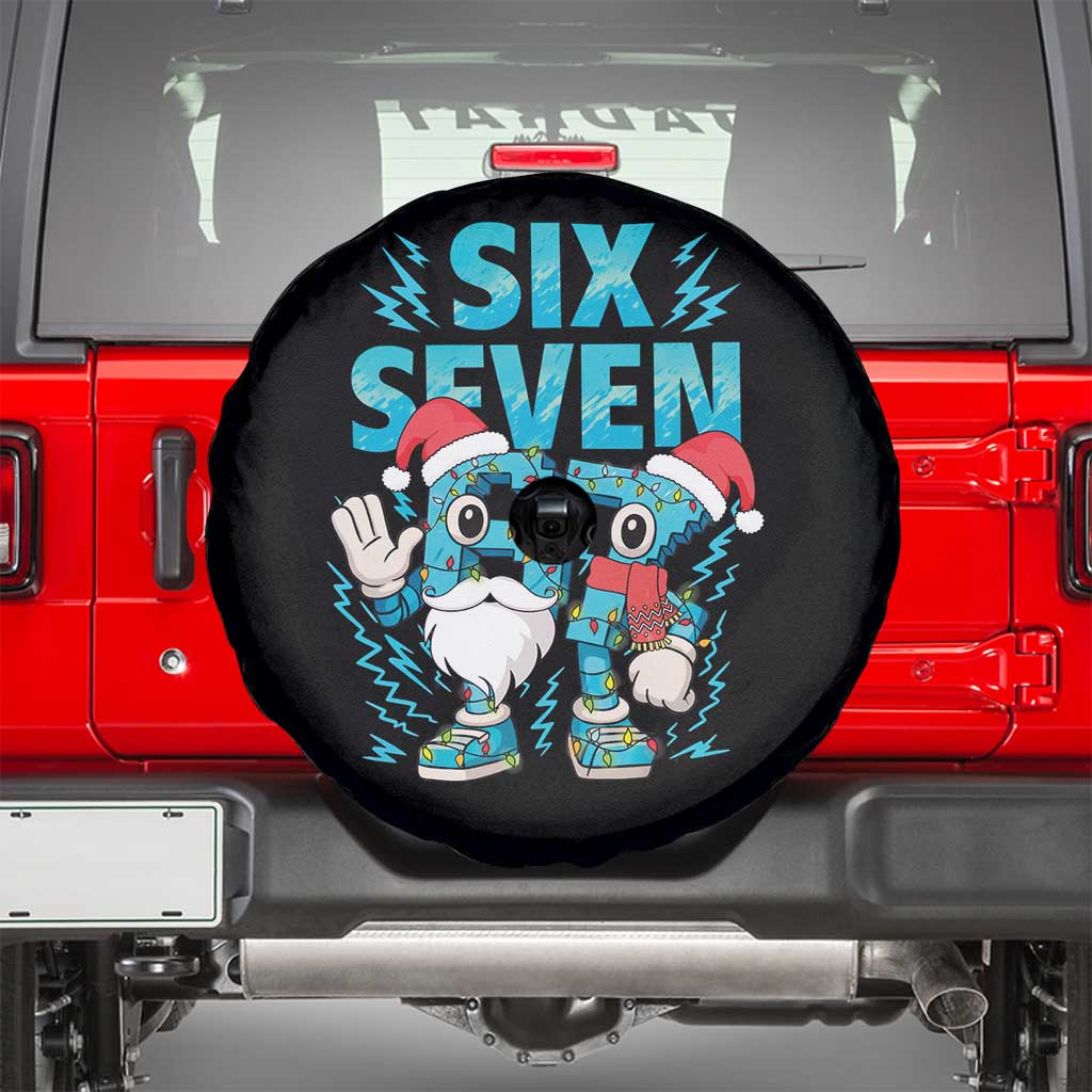 67 Six Seven Christmas Spare Tire Cover Funny Italian Brainrot Meme - Wonder Print Shop