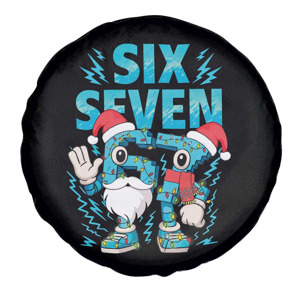 67 Six Seven Christmas Spare Tire Cover Funny Italian Brainrot Meme - Wonder Print Shop
