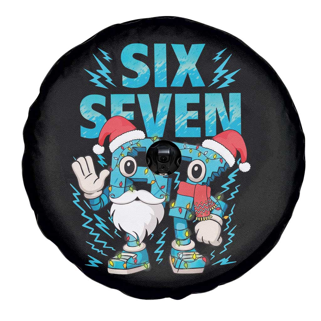 67 Six Seven Christmas Spare Tire Cover Funny Italian Brainrot Meme - Wonder Print Shop