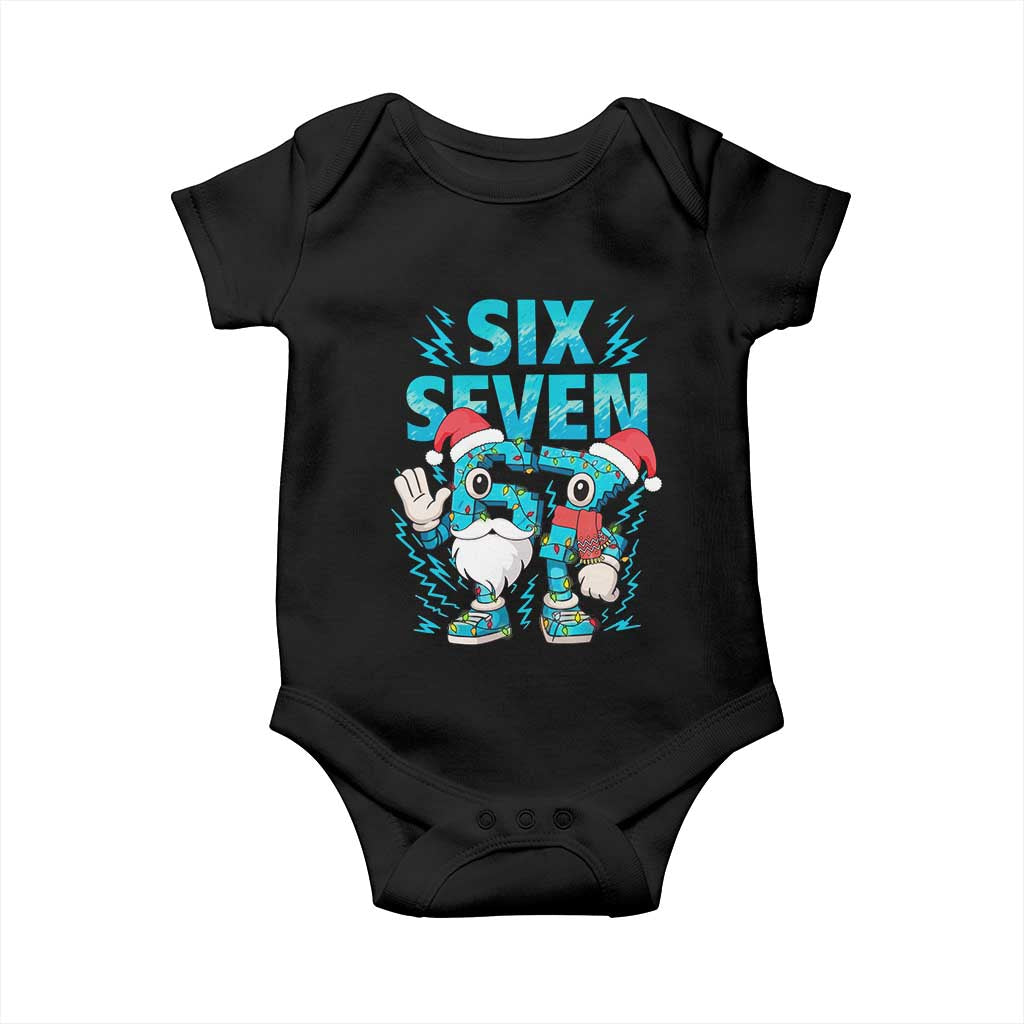67 Six Seven Christmas Baby Onesie Funny Italian Brainrot Meme - Wonder Print Shop