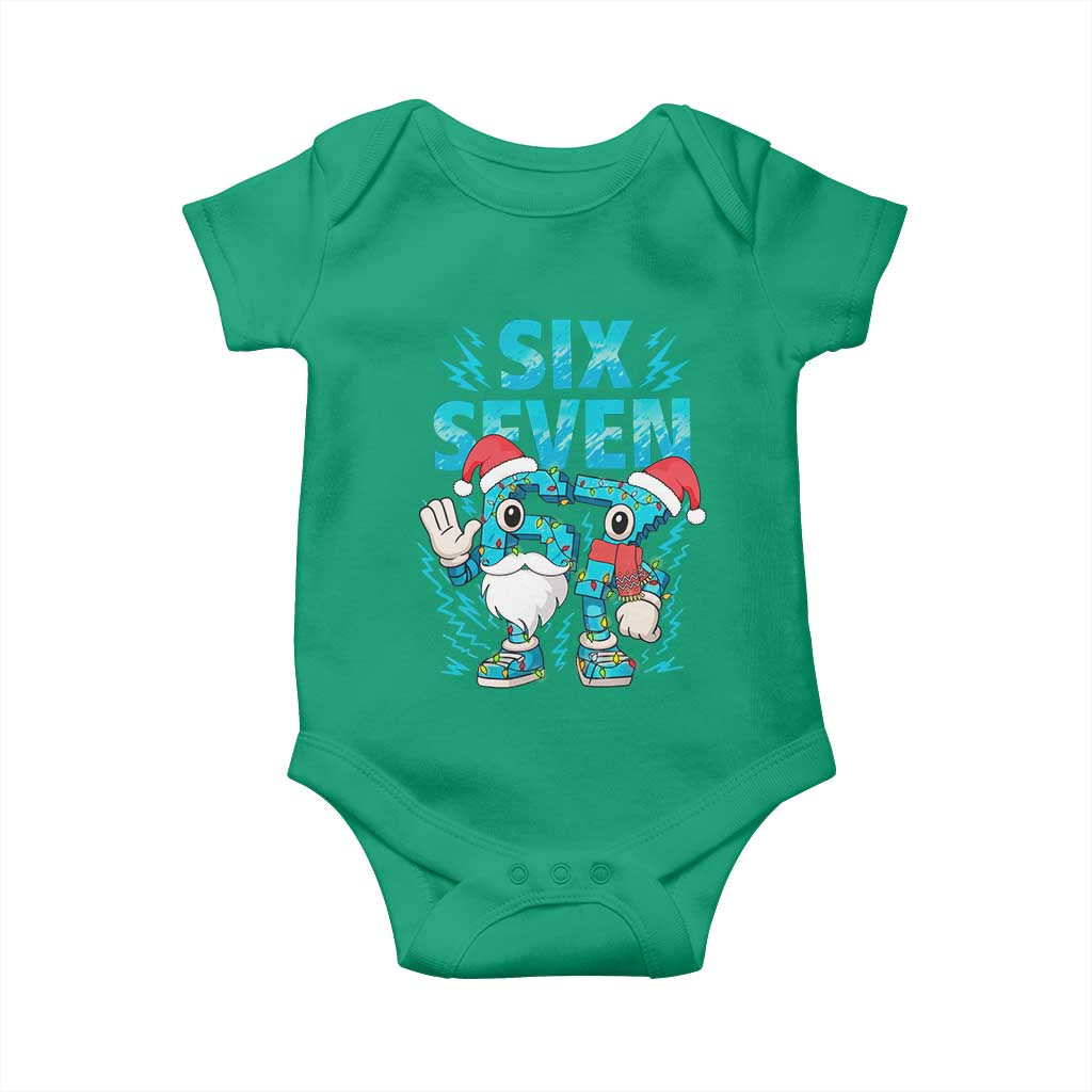67 Six Seven Christmas Baby Onesie Funny Italian Brainrot Meme - Wonder Print Shop